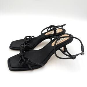 Badgley Mischka Dandelion Ankle Strap Sandal Women's Black Size US8.5 EU39